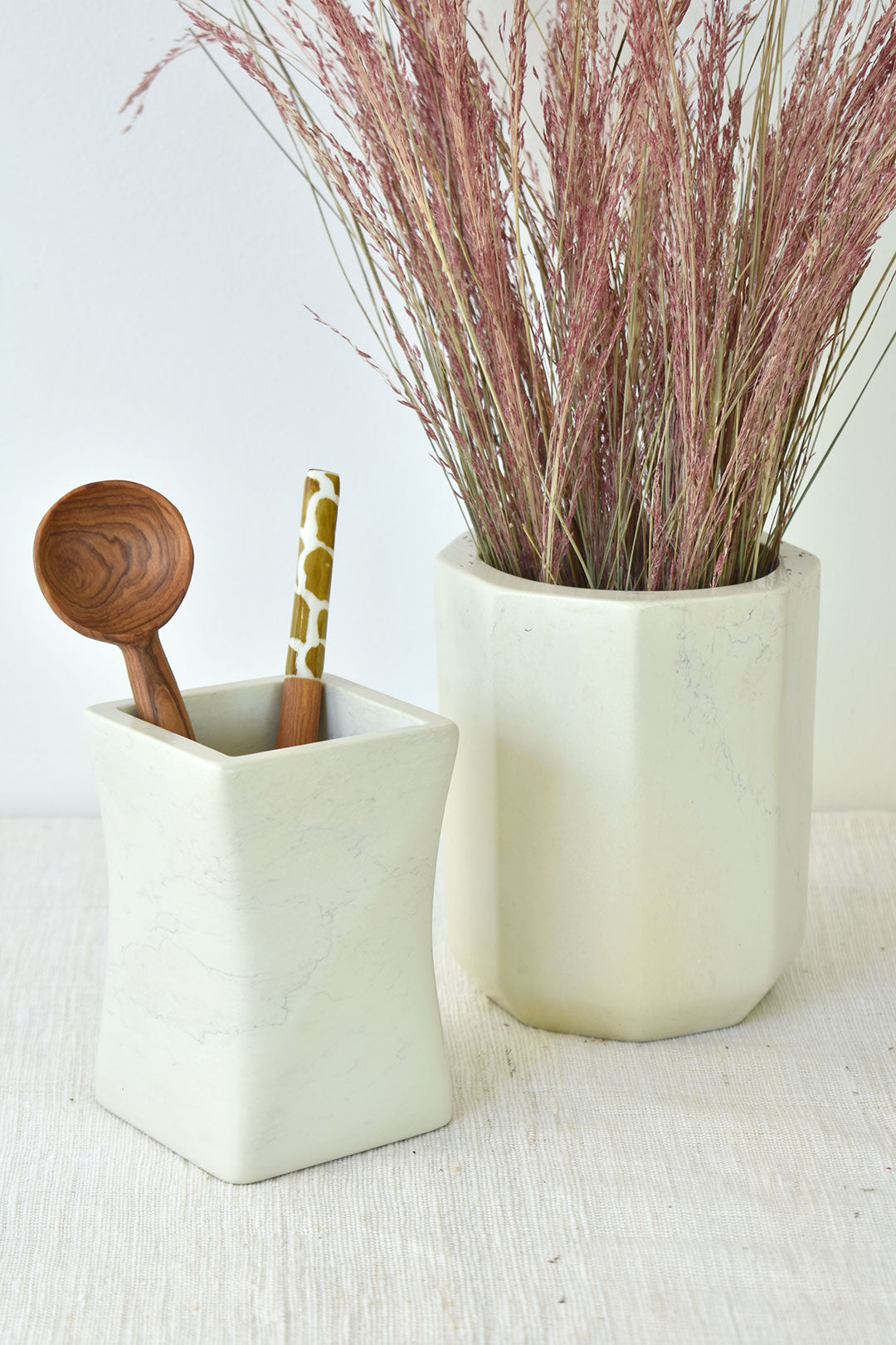 Natural Soapstone Utensil Crock Default Title