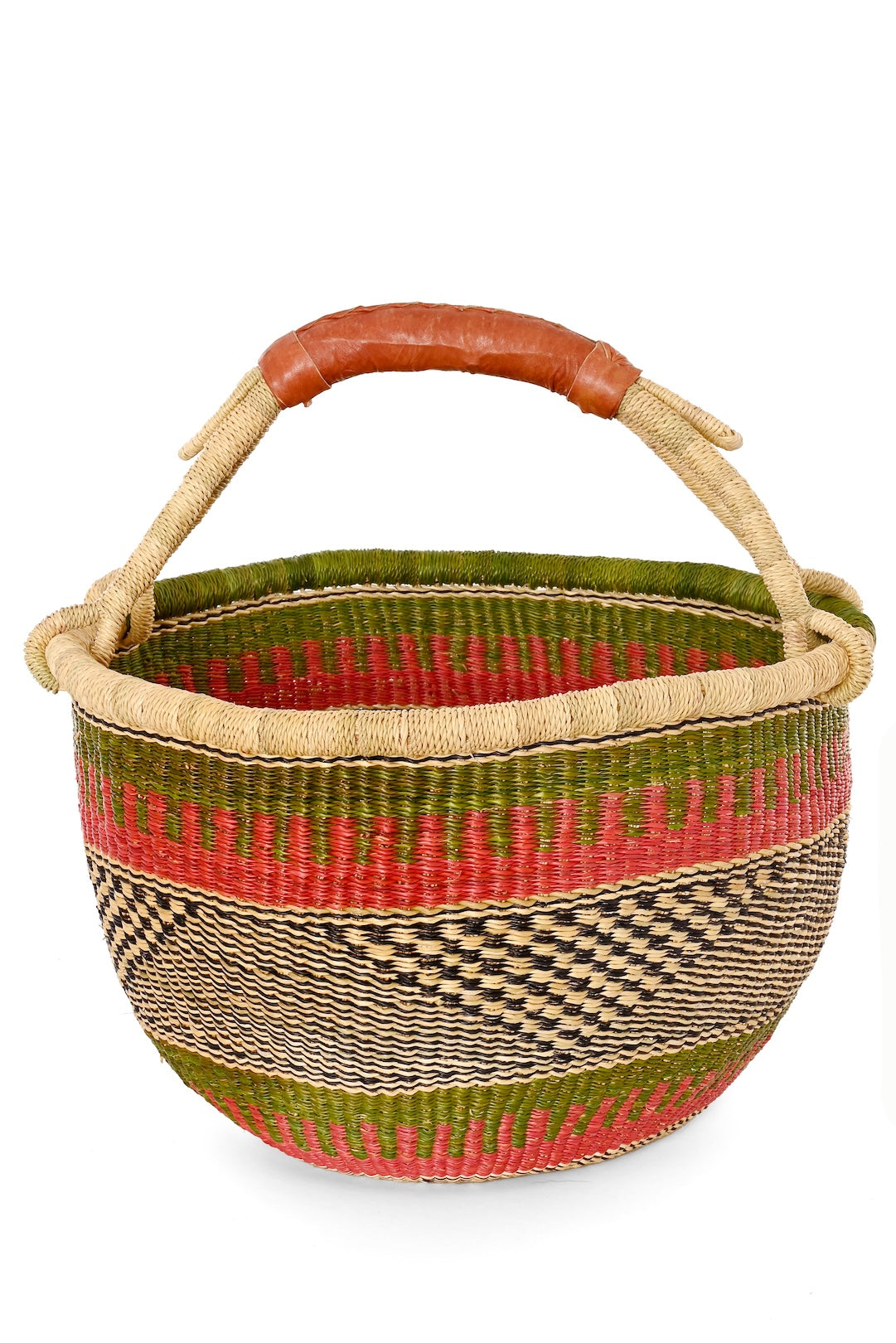 One of a Kind Handwoven Bolga Basket