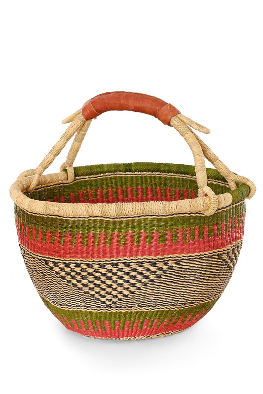 One of a Kind Handwoven Bolga Basket