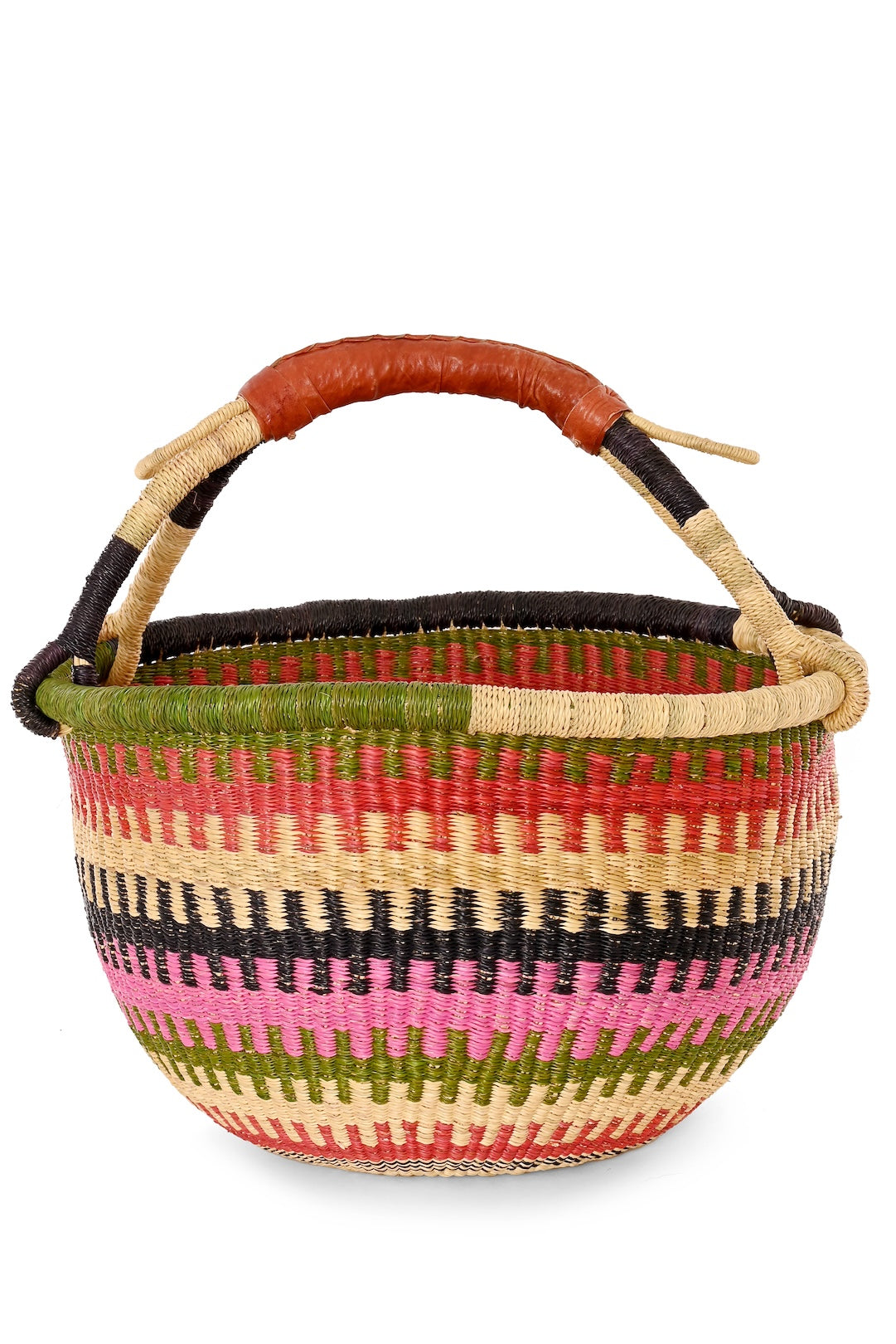 One of a Kind Handwoven Bolga Basket