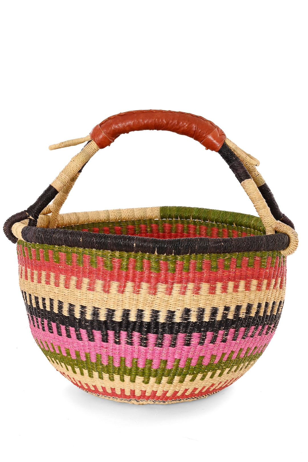 One of a Kind Handwoven Bolga Basket