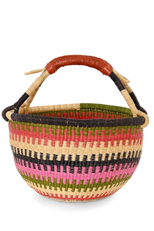 One of a Kind Handwoven Bolga Basket