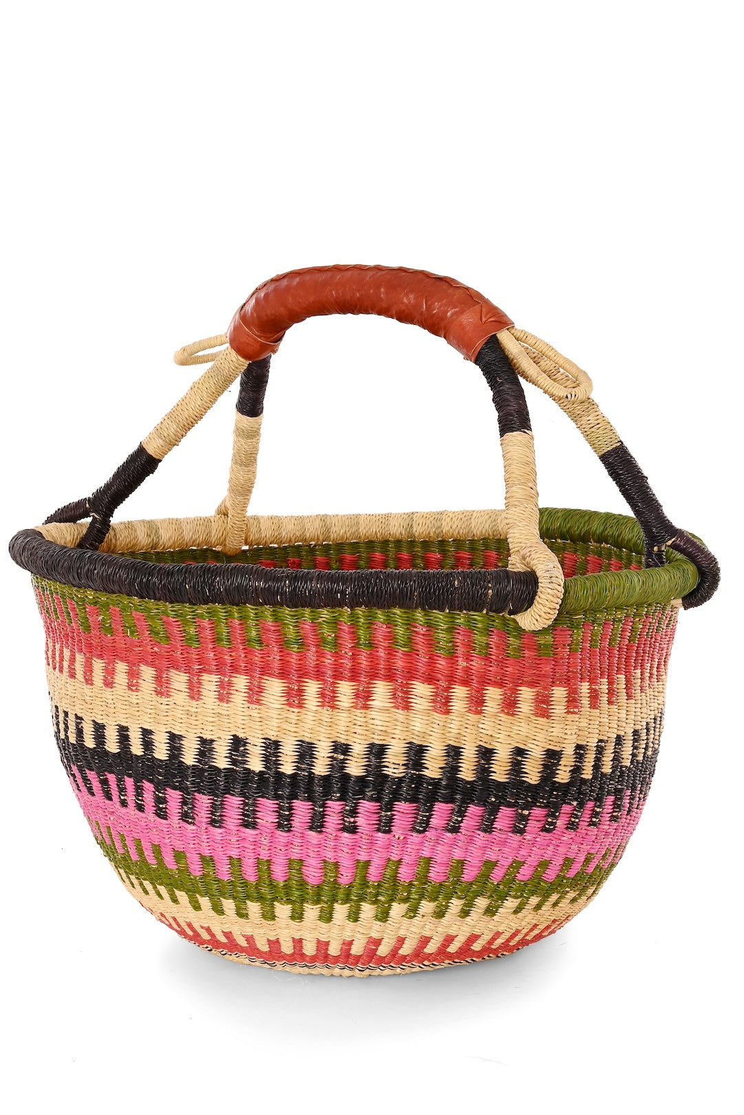 One of a Kind Handwoven Bolga Basket
