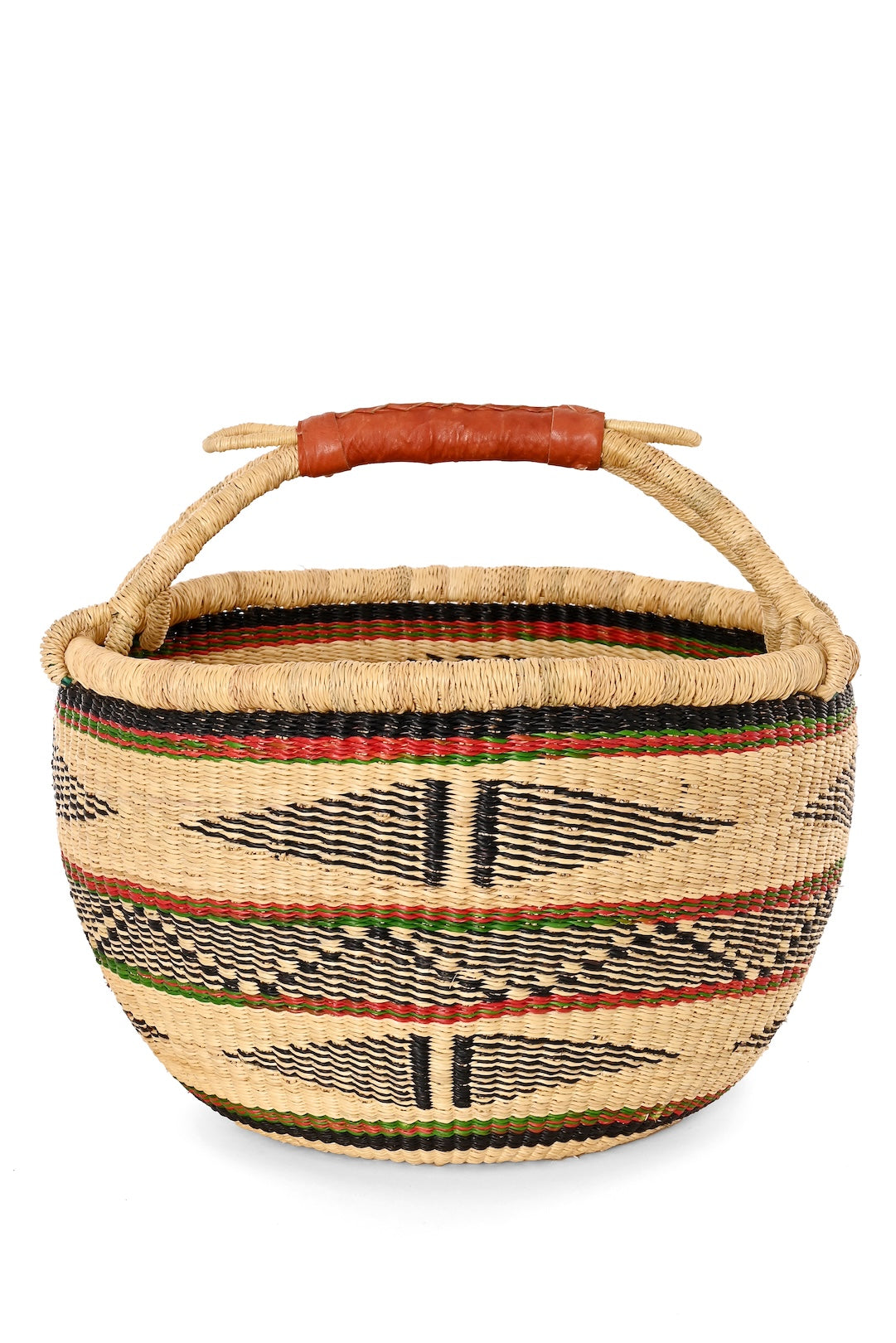 One of a Kind Handwoven Bolga Basket