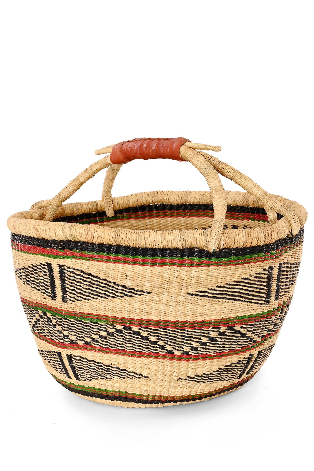 One of a Kind Handwoven Bolga Basket