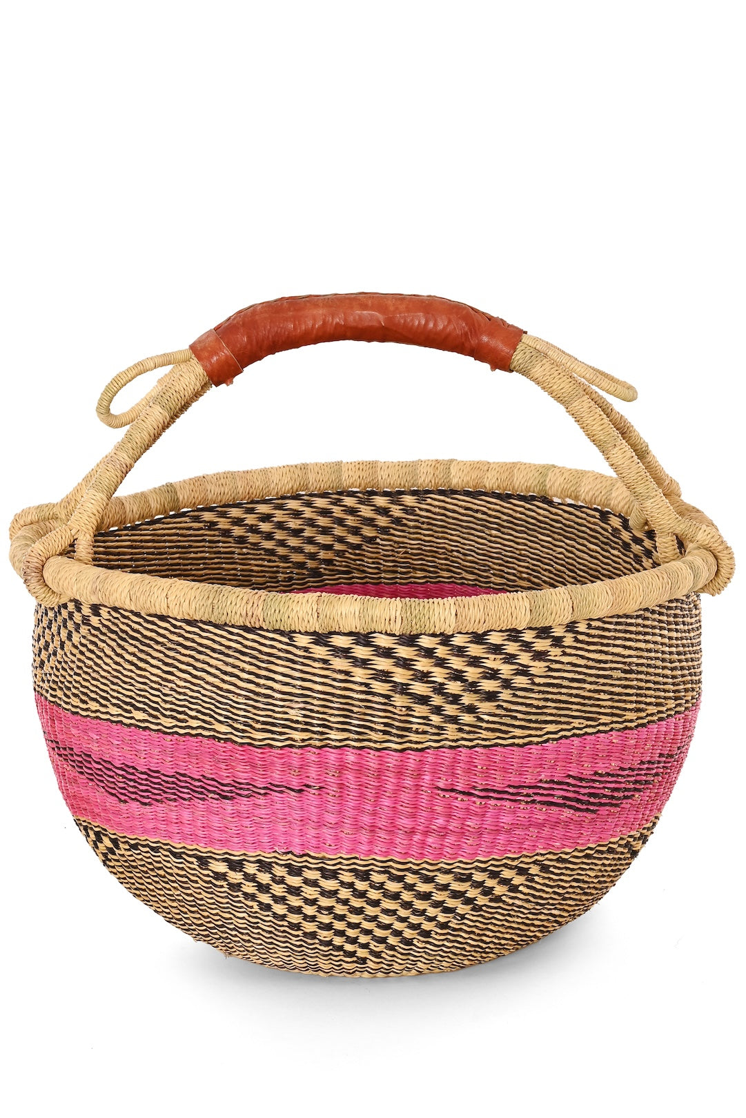 One of a Kind Handwoven Bolga Basket