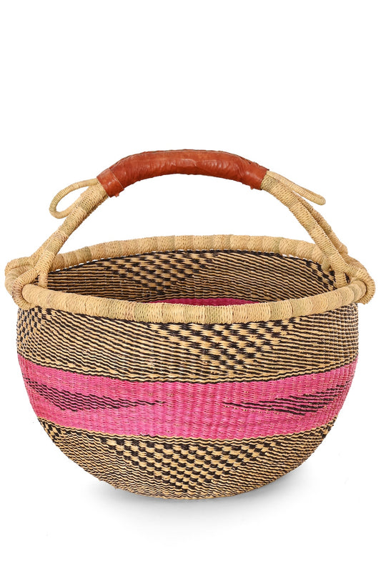 One of a Kind Handwoven Bolga Basket