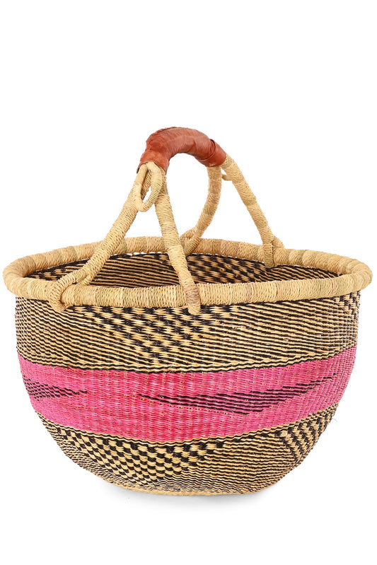 One of a Kind Handwoven Bolga Basket