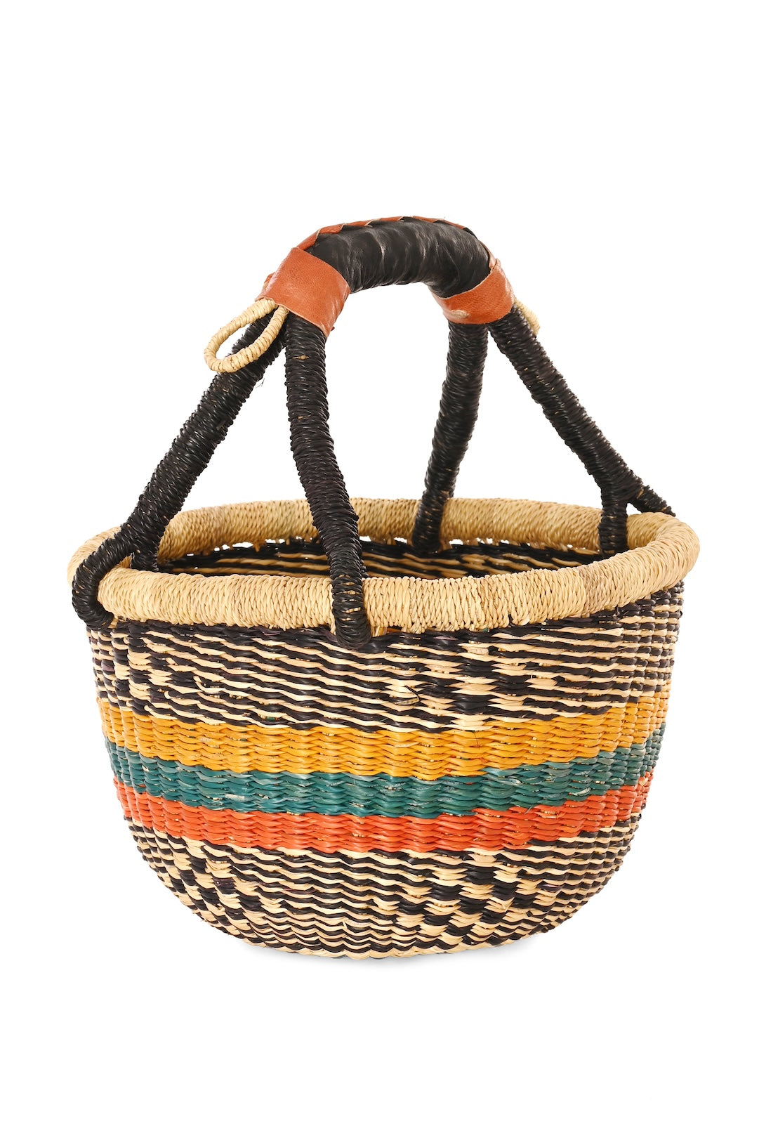 Sweater Weather Baby Bolga Basket - One of a Kind