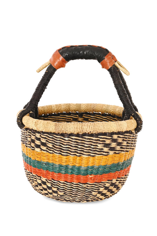 Sweater Weather Baby Bolga Basket - One of a Kind
