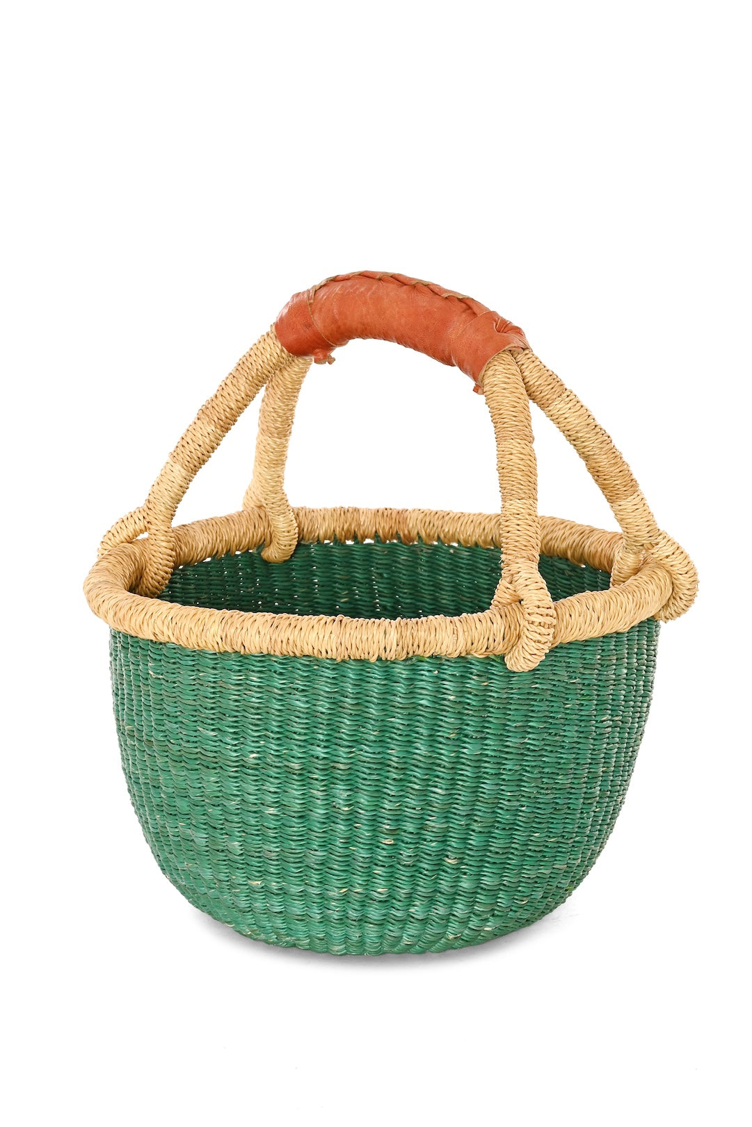 Evergreen Baby Bolga Basket - One of a Kind