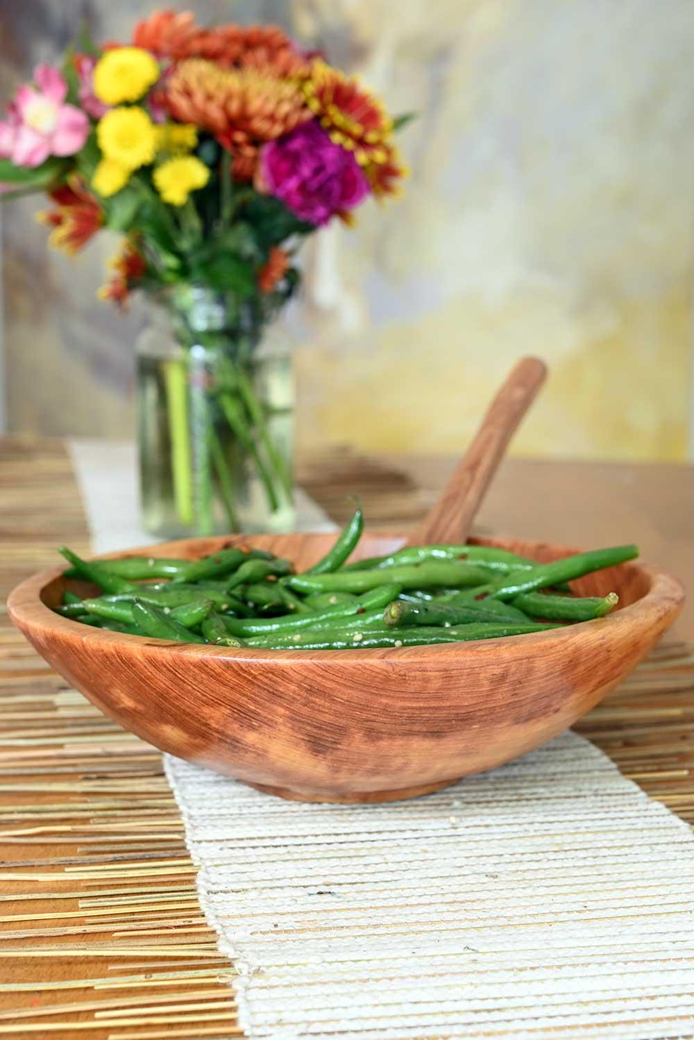 Classic Olive Wood Salad Bowl