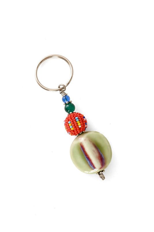 Chunky Beaded Keychain - Assorted Colors