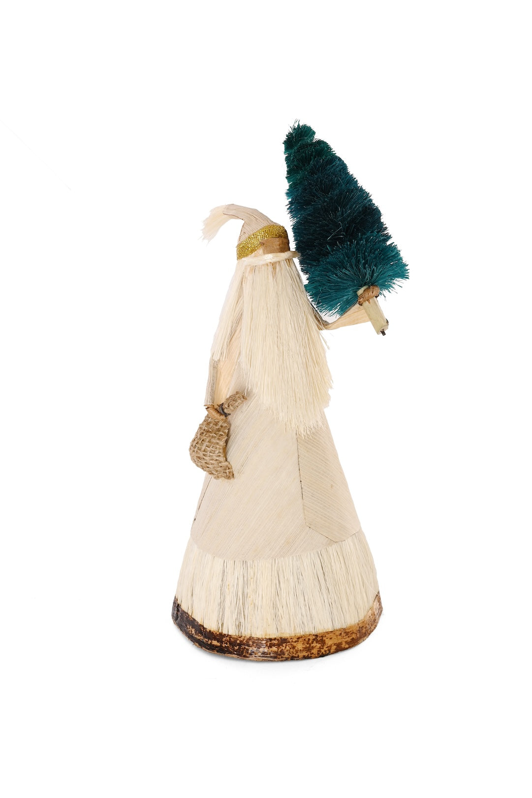 Natural Father Christmas with Sack and Tree