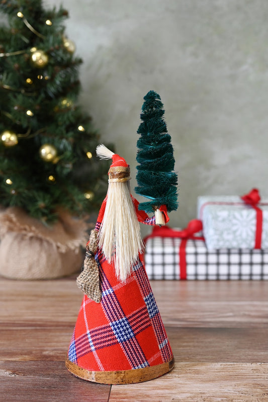 Shuka Father Christmas with Sack and Tree