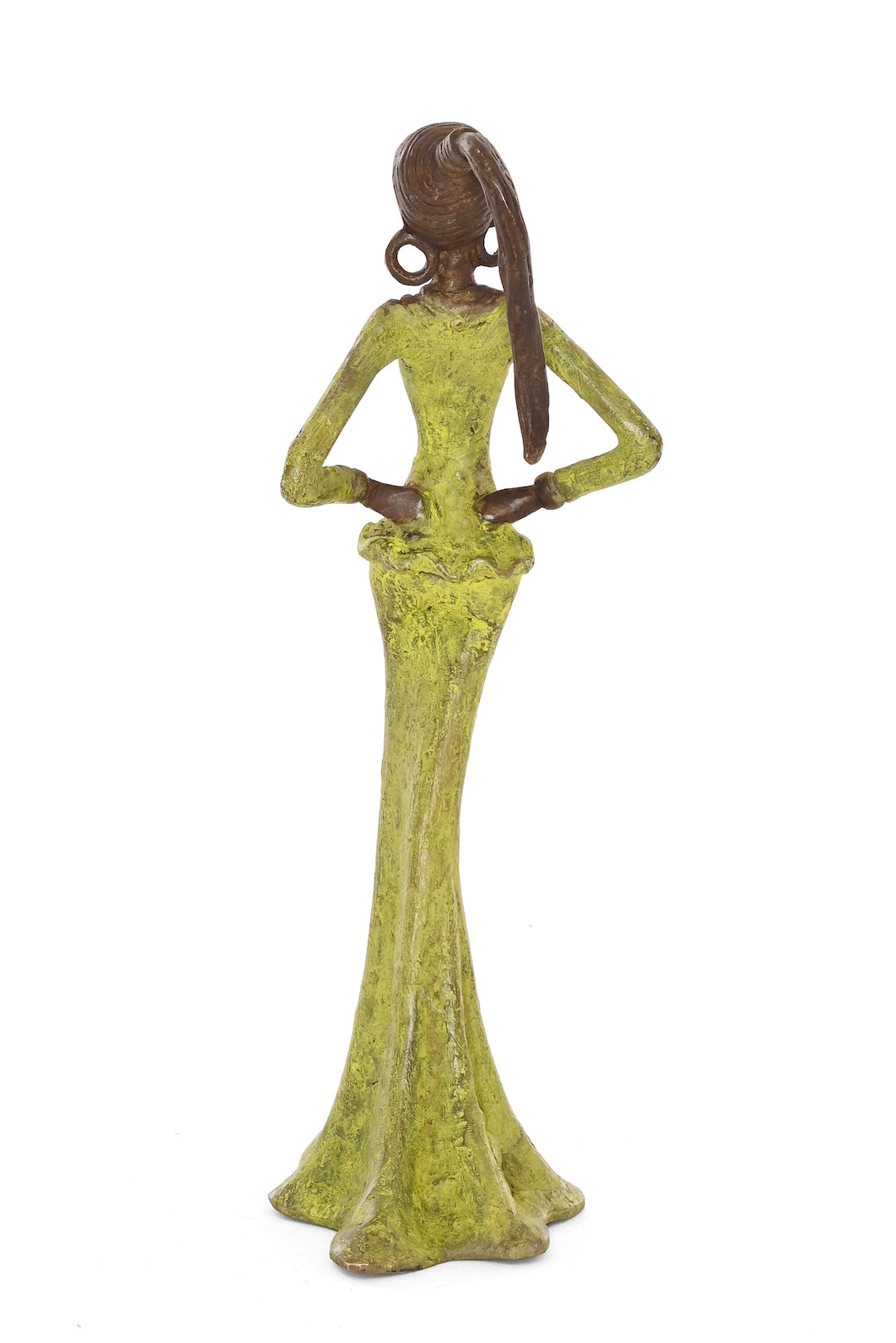 Rooted in Confidence Burkina Bronze Sculpture