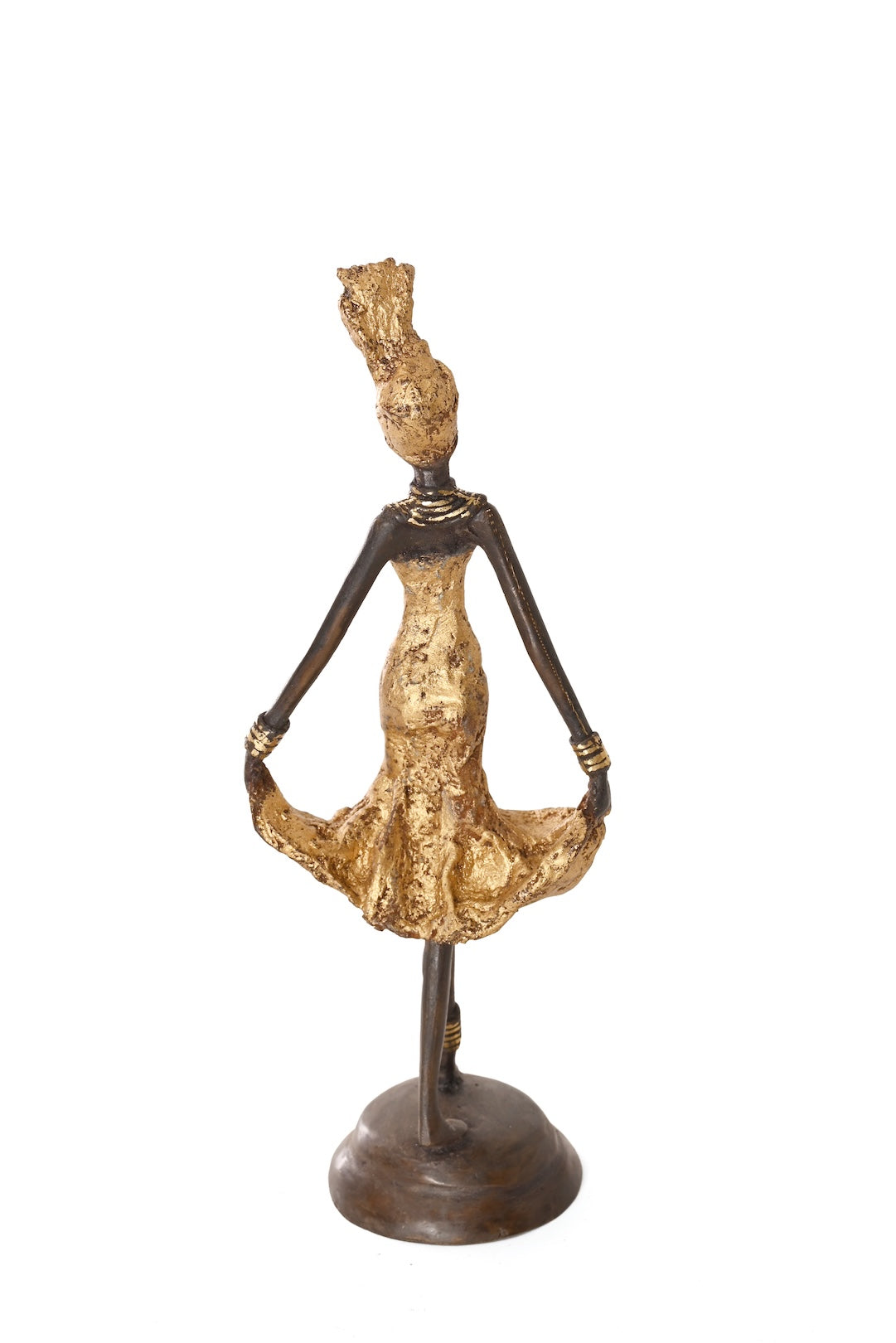 Golden Enchanté One-of-a-Kind Bronze Sculpture