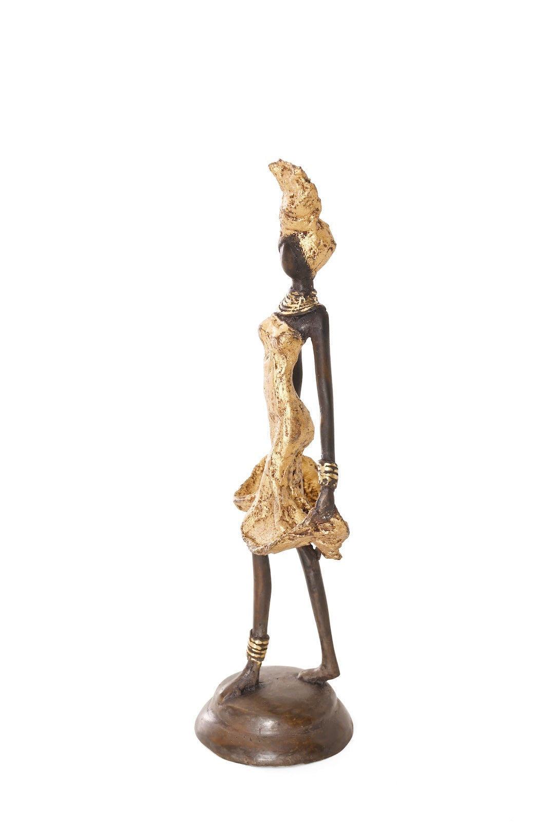 Golden Enchanté One-of-a-Kind Bronze Sculpture