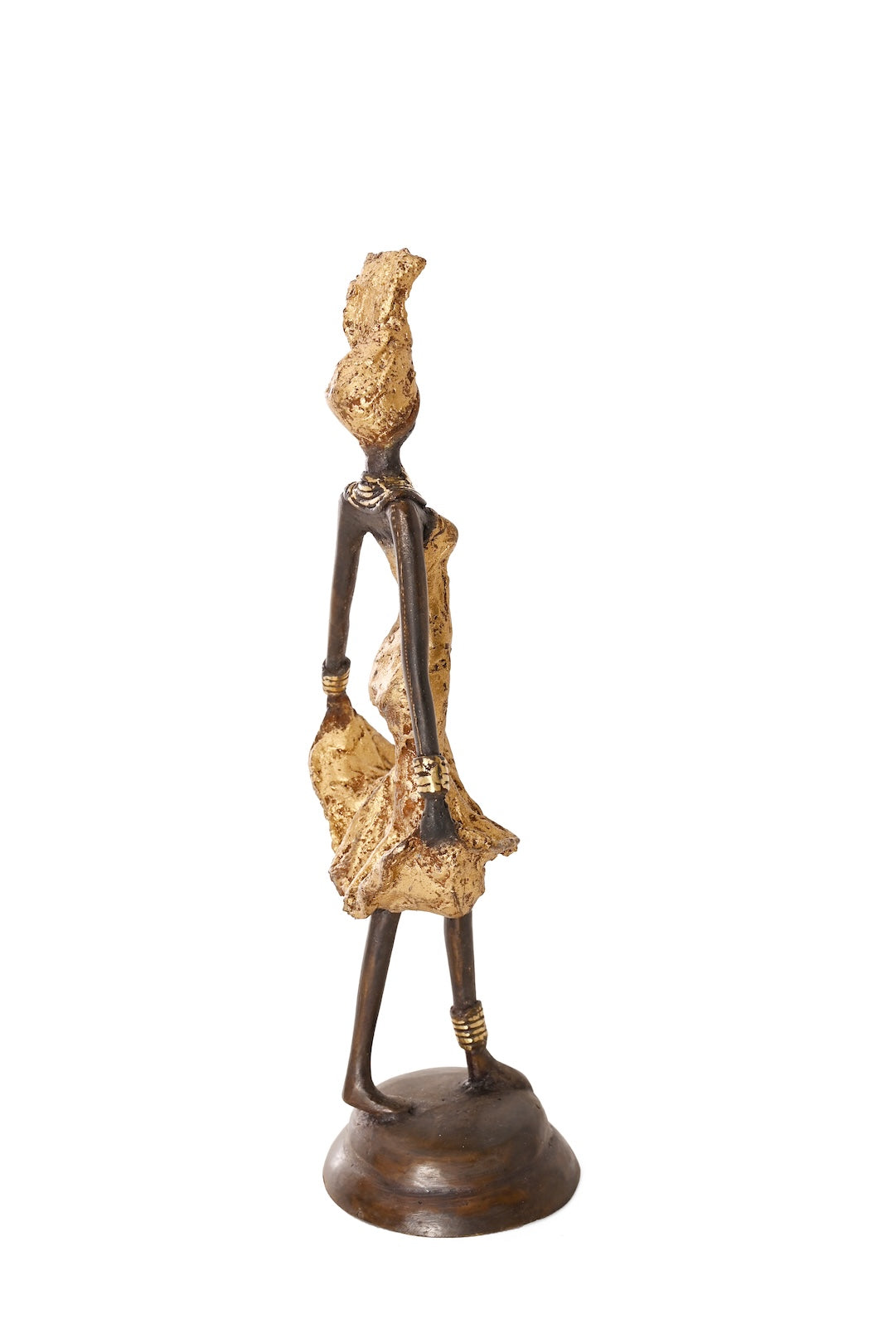 Golden Enchanté One-of-a-Kind Bronze Sculpture
