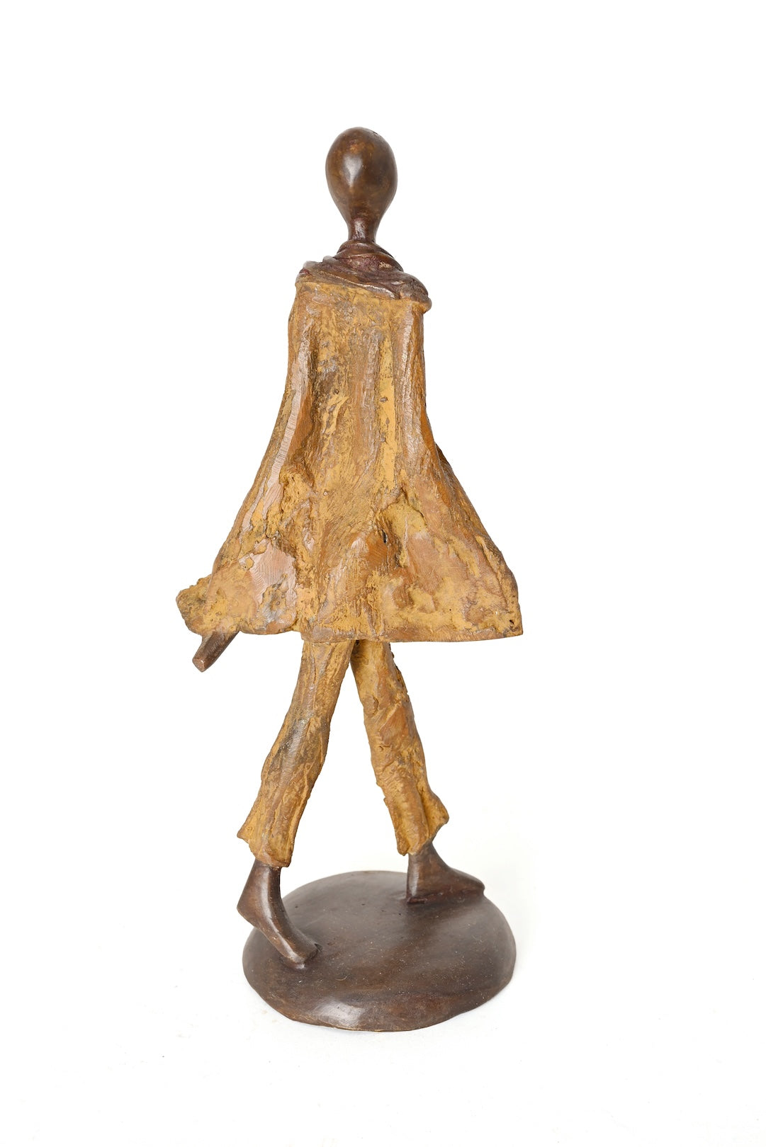 Walking Figure One-of-a-Kind Bronze Sculpture