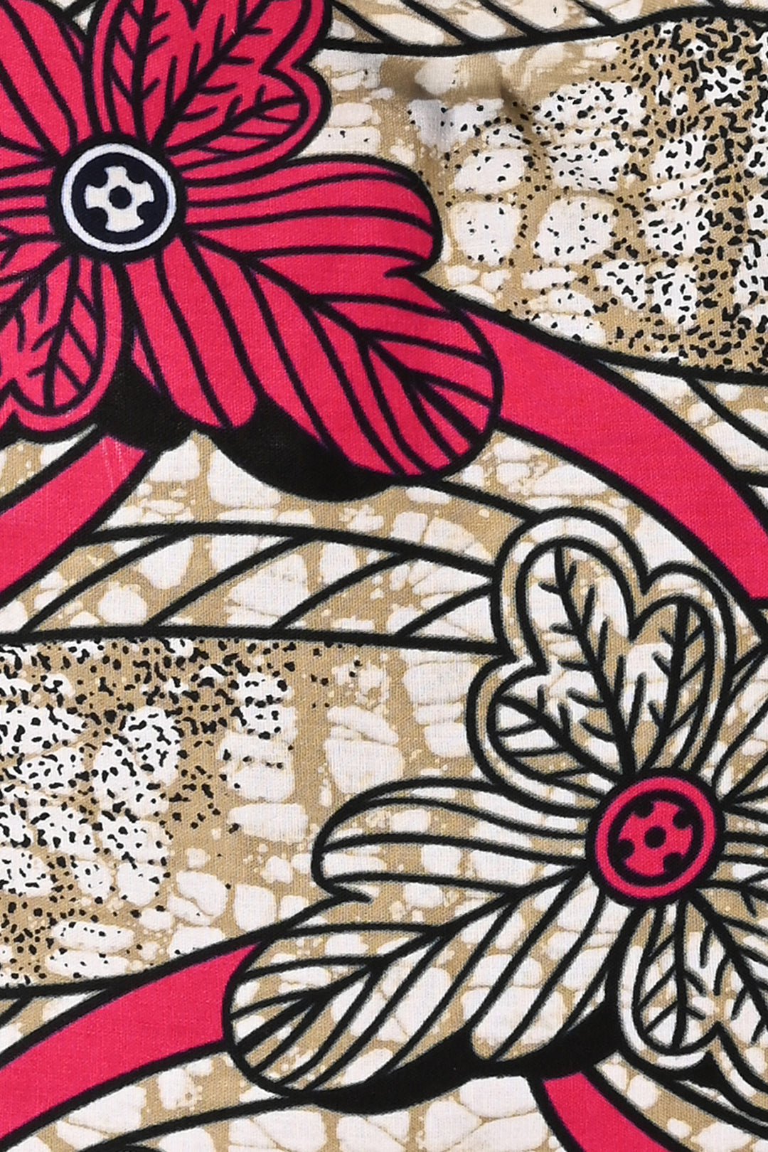 African Wax Cloth Colorful Cotton Tote Bag - One of a Kind