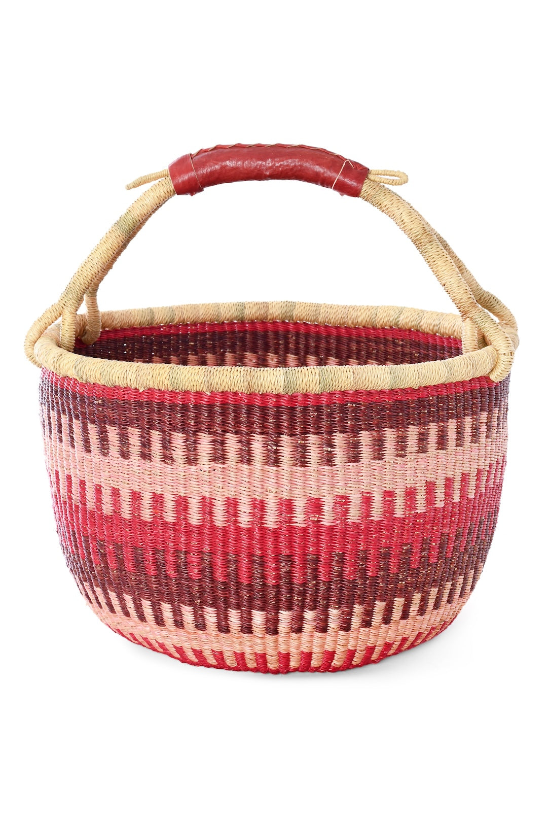 Primrose Patterned Bolga Basket