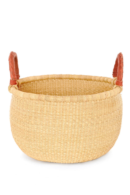 All Natural Double Handle Bolga Basket