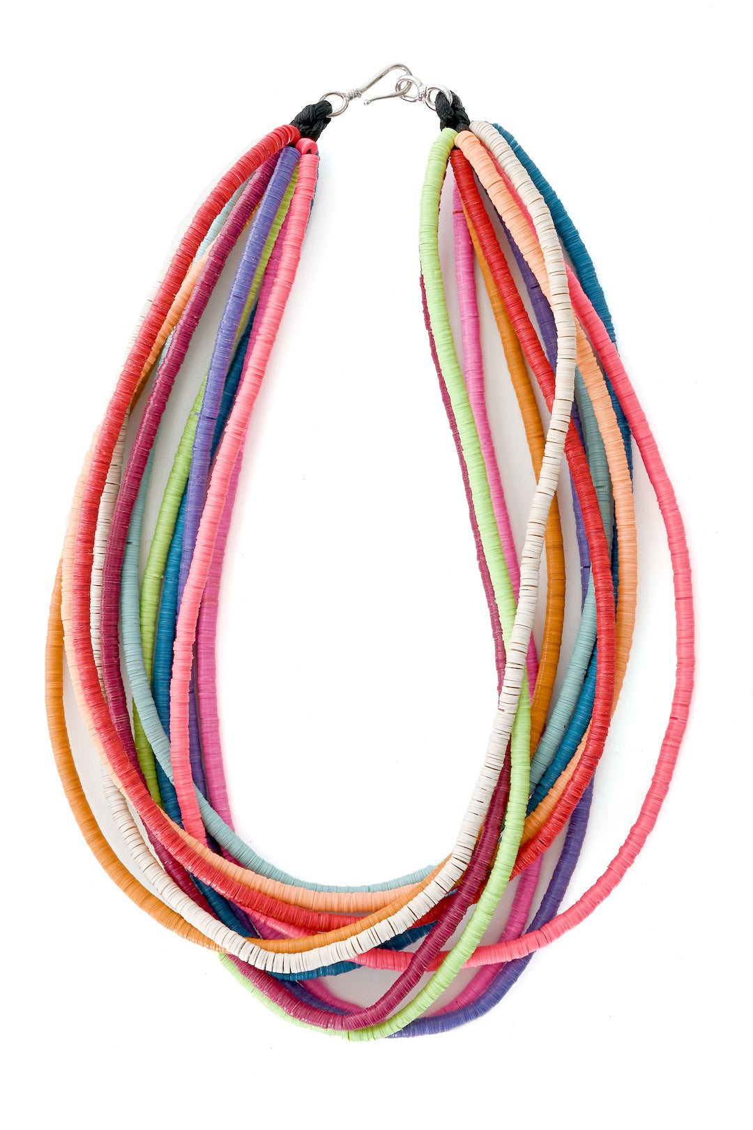 Colorful Heishi Vulcanite Necklace – Limited Edition