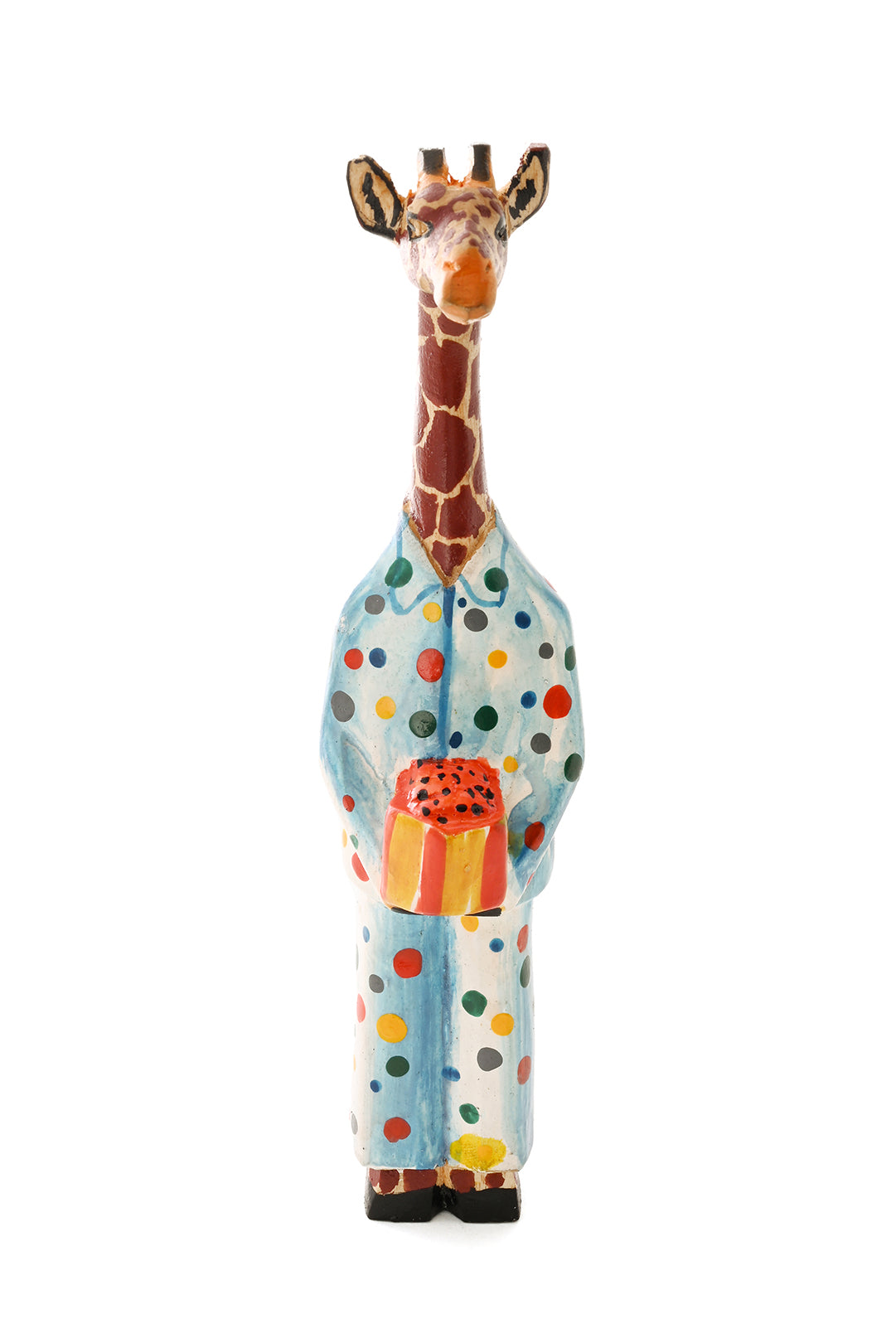 Jacaranda Giraffe in Pajamas Christmas Tree Ornament