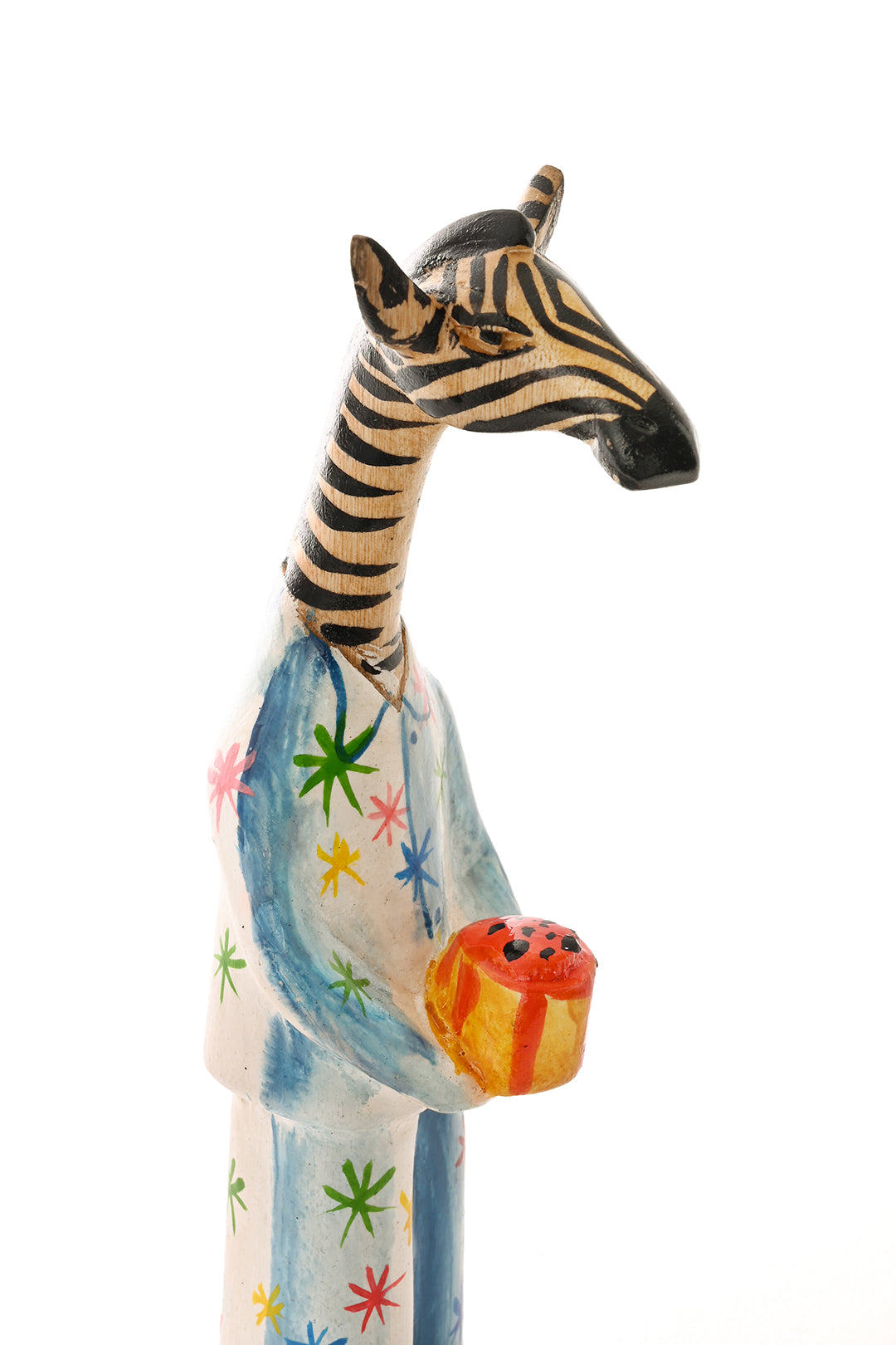 Jacaranda Zebra in Pajamas Christmas Tree Ornament