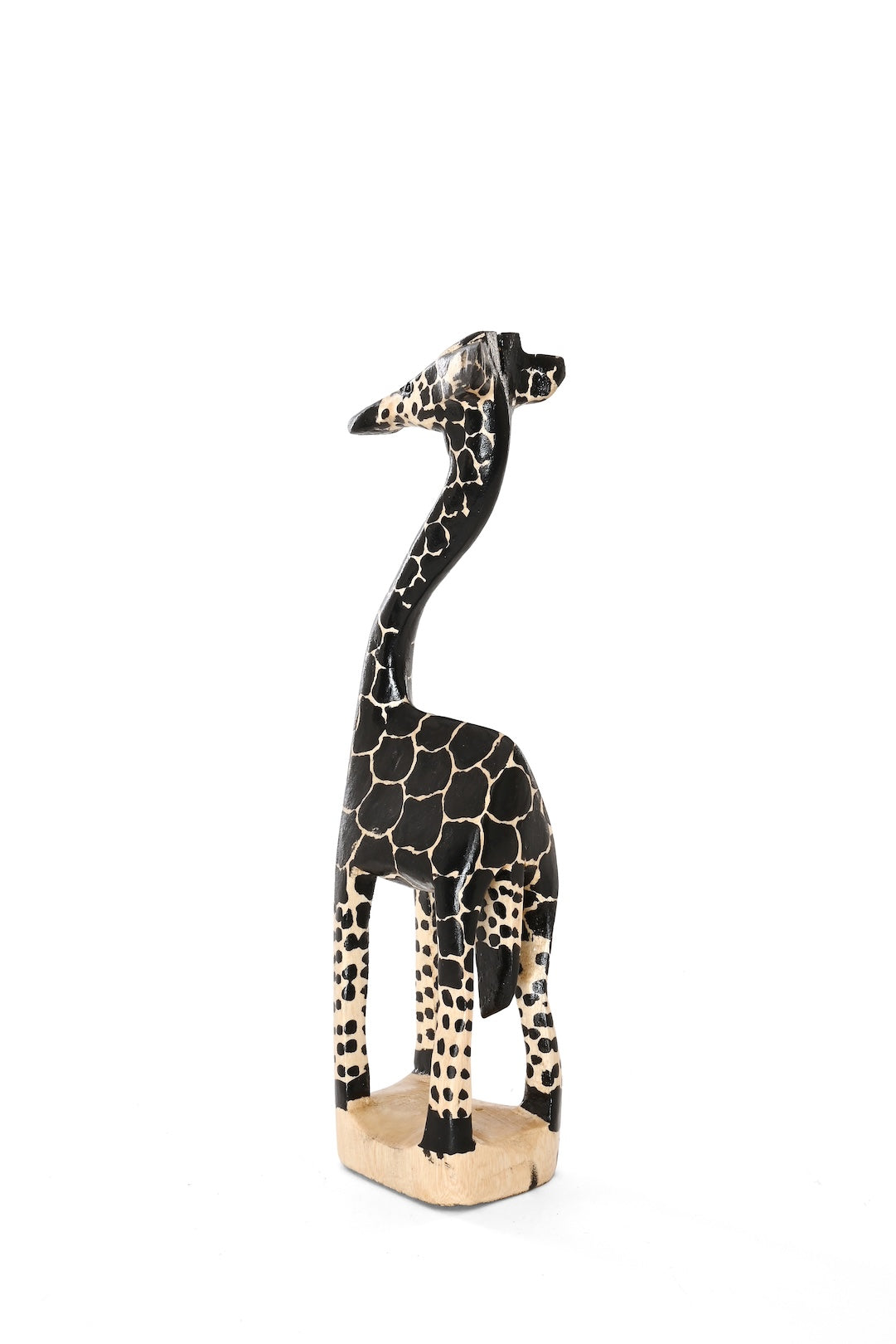 Small Ebony Spots Jacaranda Giraffe Sculpture