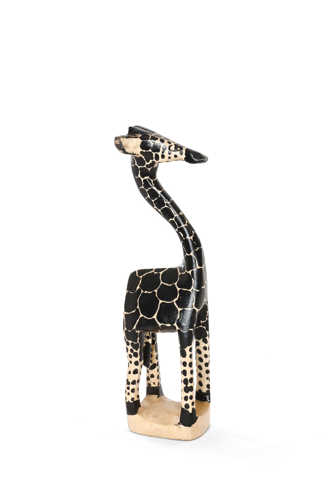 Small Ebony Spots Jacaranda Giraffe Sculpture