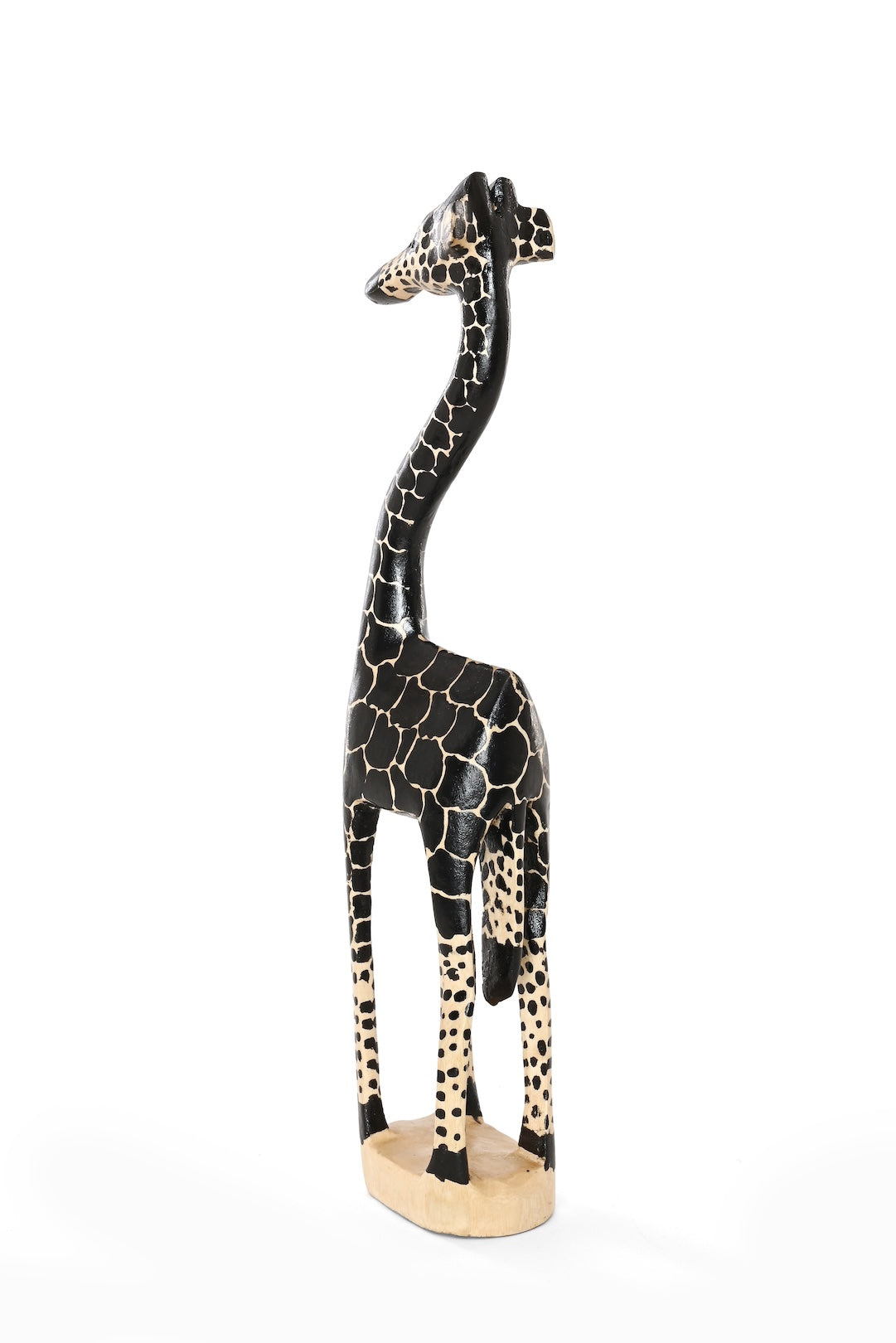 Medium Ebony Spots Jacaranda Giraffe Sculpture