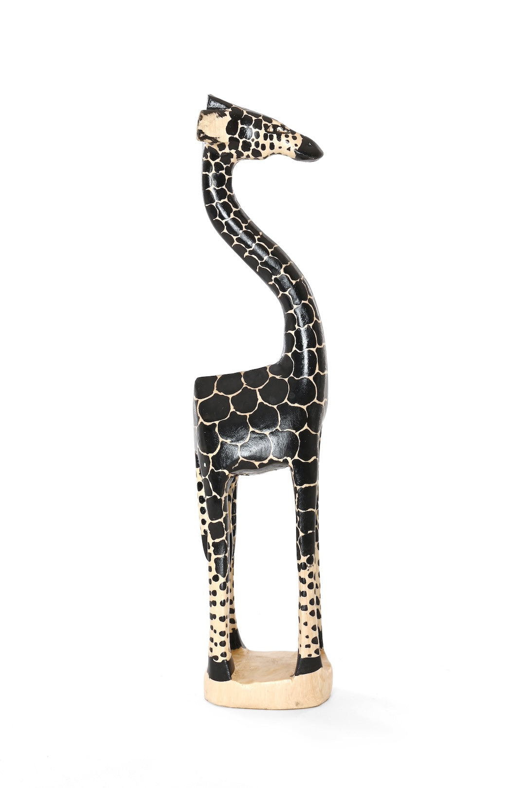 Medium Ebony Spots Jacaranda Giraffe Sculpture