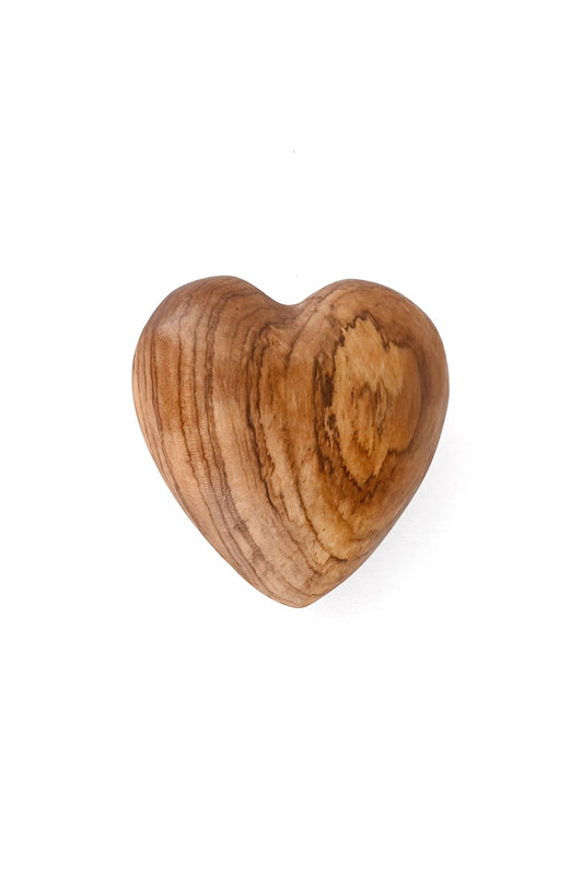 Hand Carved Wild Olive Wood Hearts