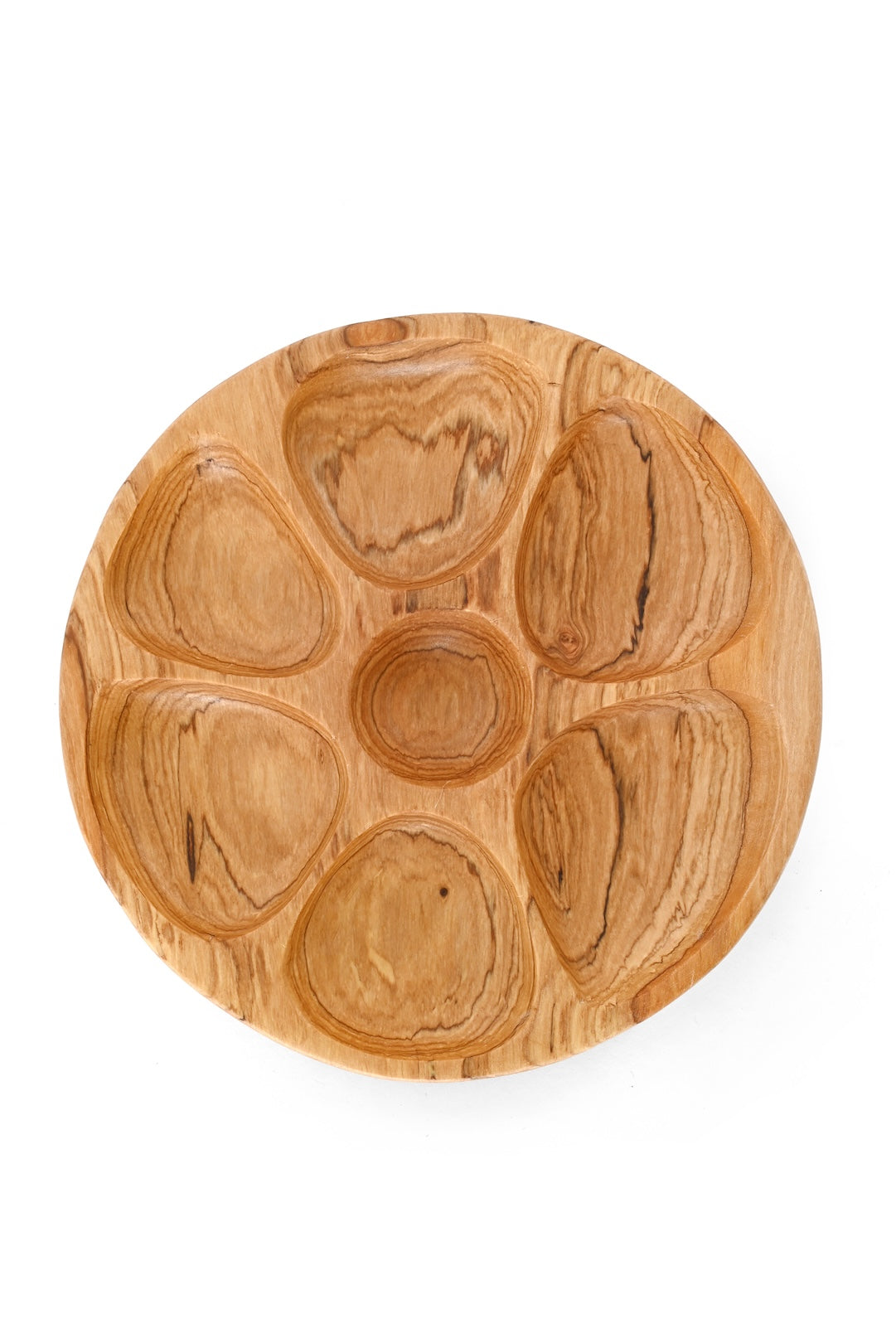 Wild Olive Wood Divided Tasting Platter