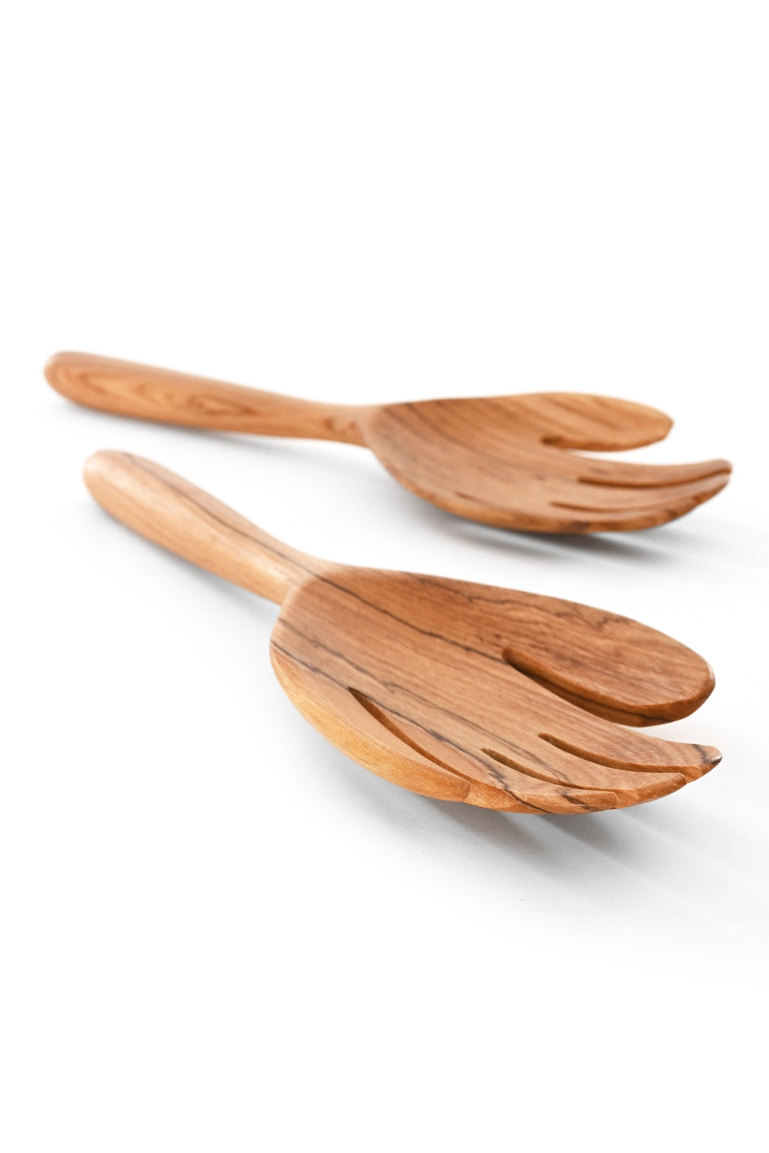 Helping Hands Olive Wood Salad Servers