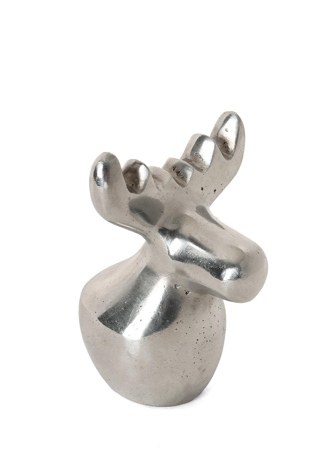 Recycled Metal Reindeer Sculpture