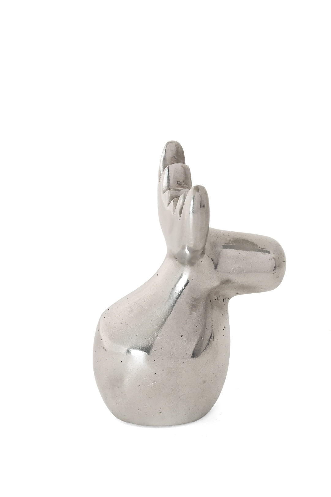 Recycled Metal Reindeer Sculpture