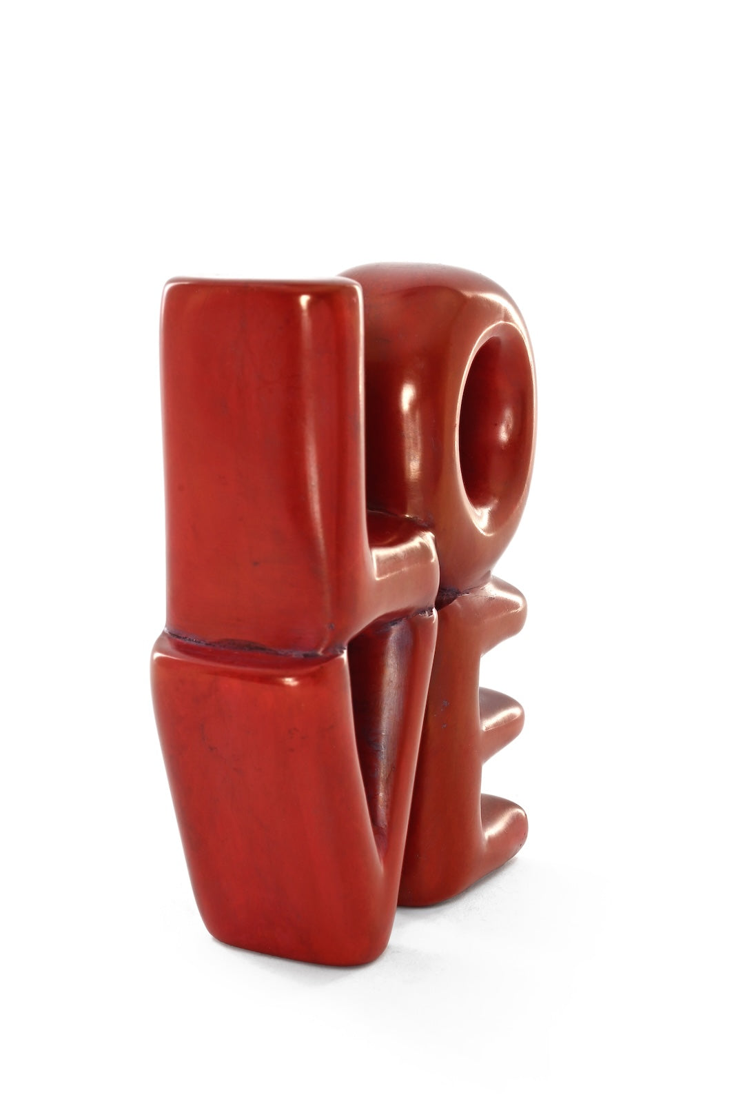 Modern LOVE Soapstone Sculpture