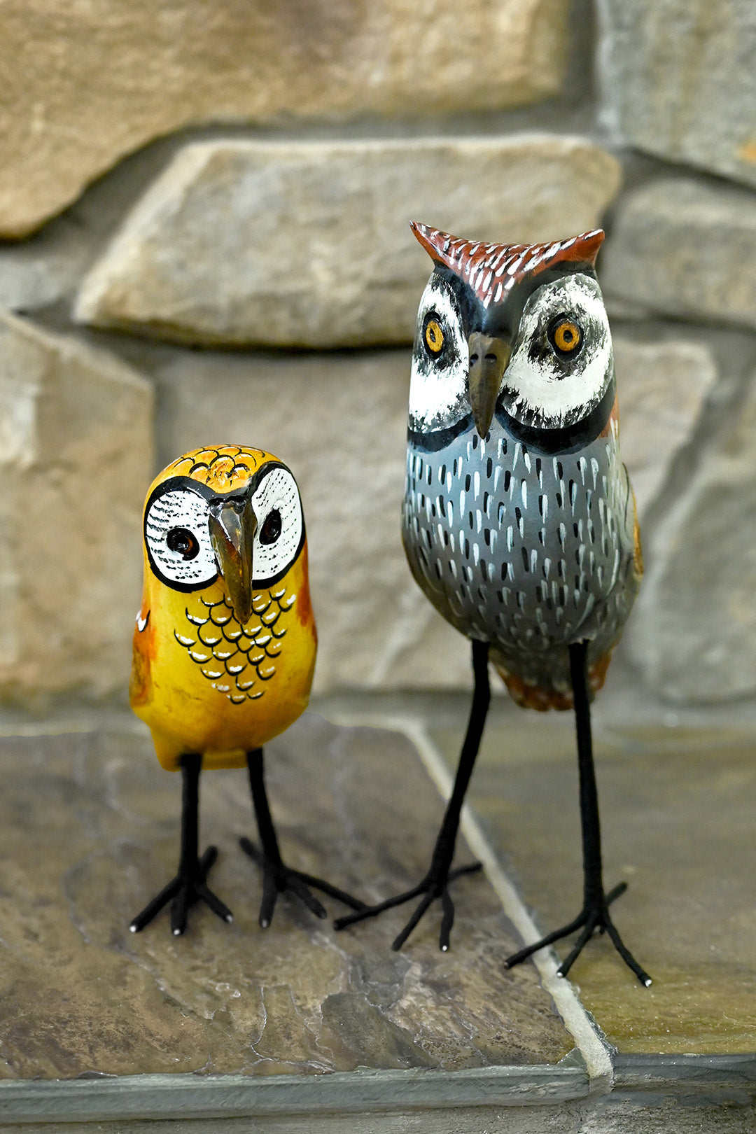 Large Jacaranda Wood Owl Sculpture