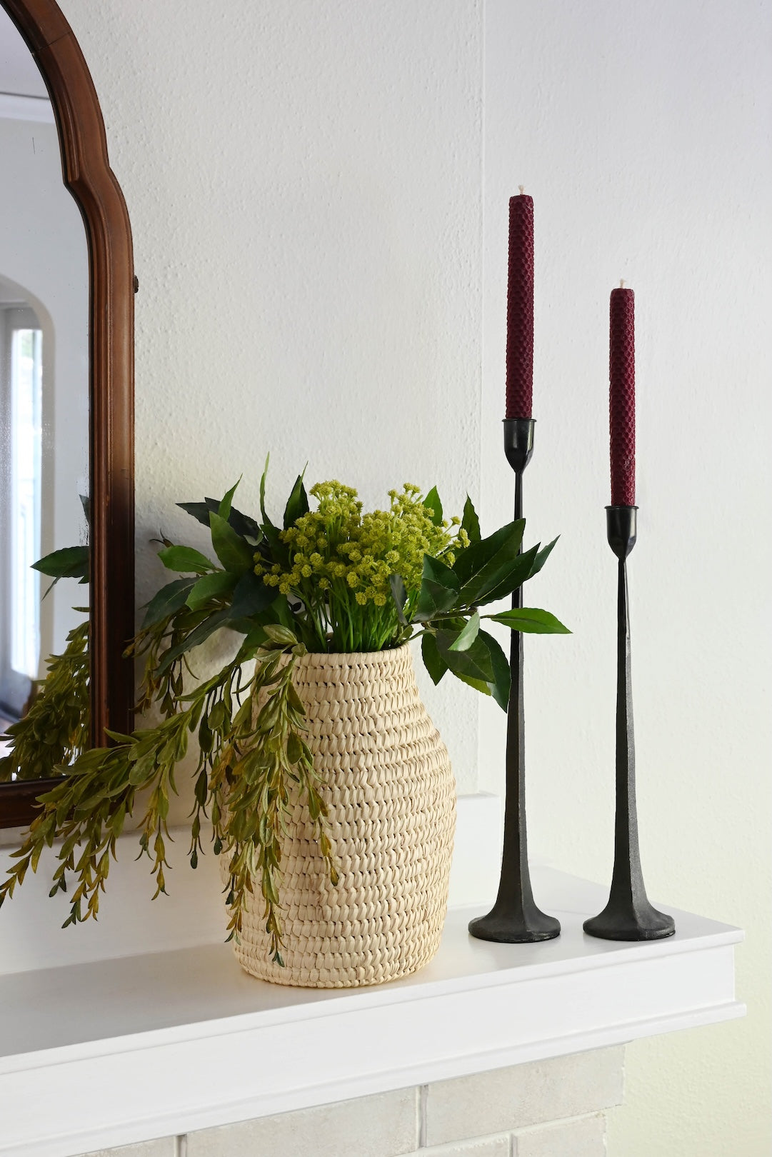 All Natural Turkana Doum Palm Vase Basket