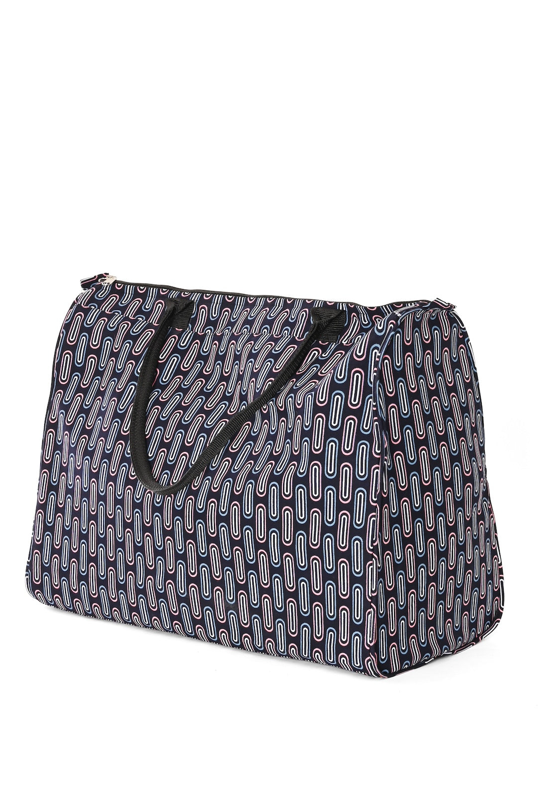African Wax Cloth Overnighter Duffle Bag - One of a Kind