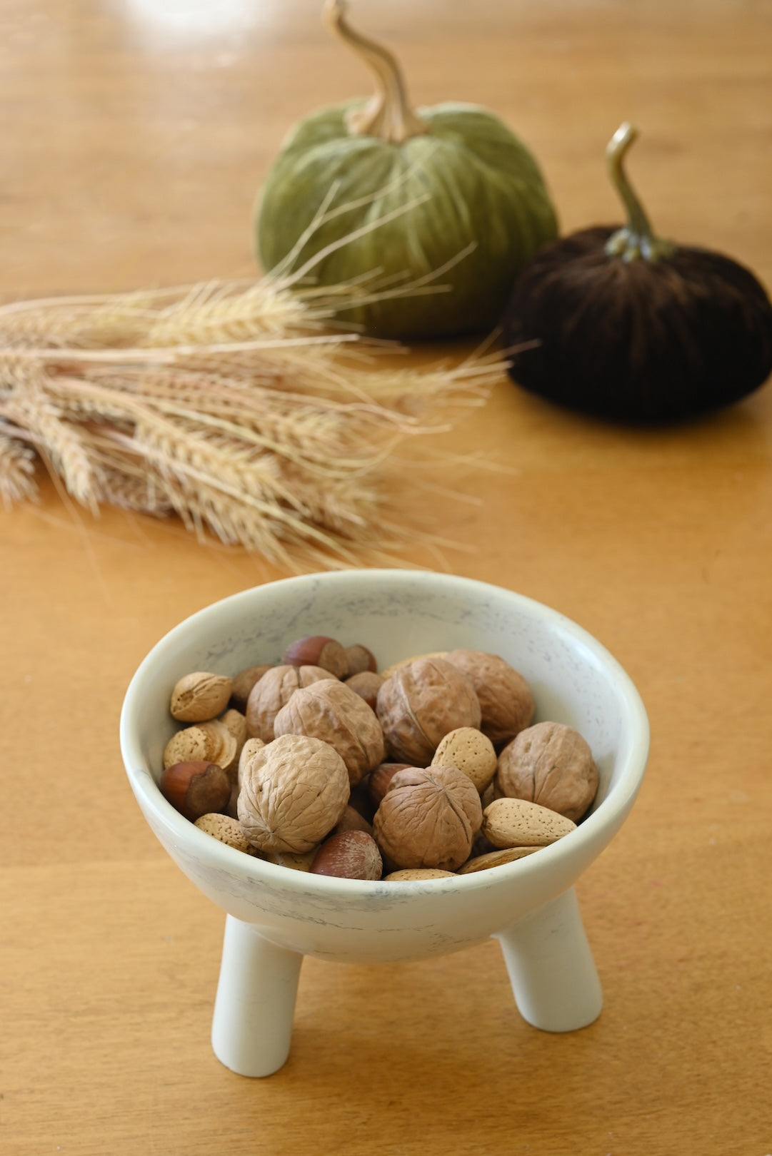 Natural Soapstone Footed 6" Decorative Bowl
