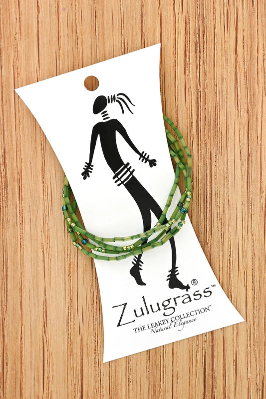 The Leakey Collection Zulugrass Single Strand - Grass Green