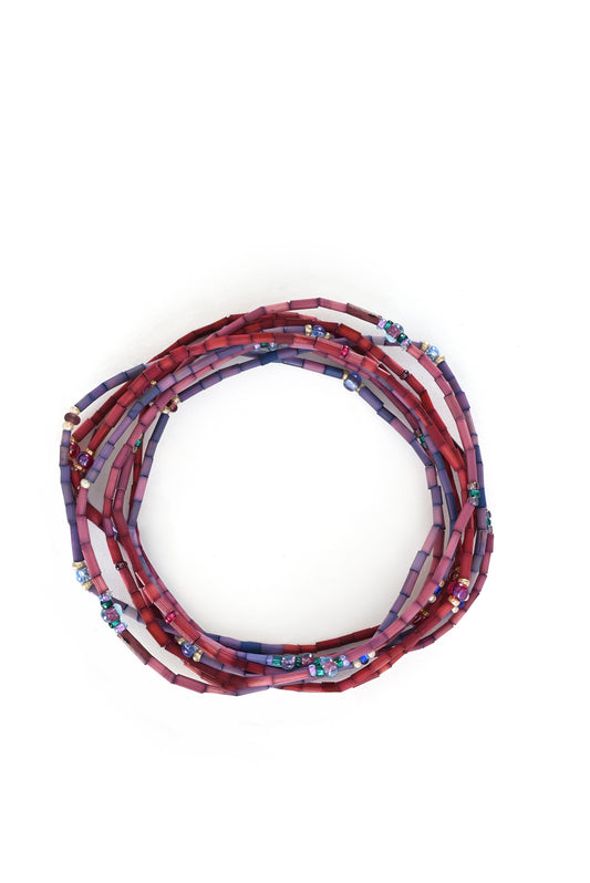 The Leakey Collection Set of 3 Zulugrass Single Strands - Petunia