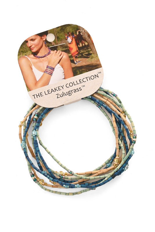 The Leakey Collection Set of 3 Zulugrass Single Strands - River