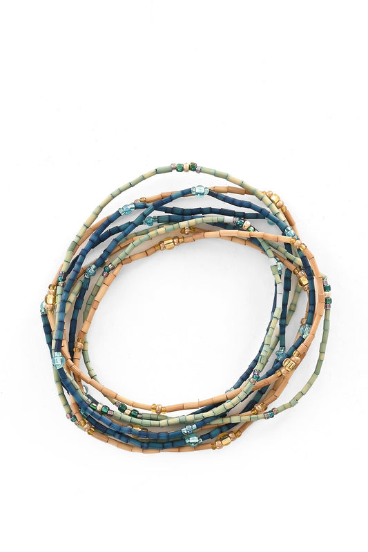 The Leakey Collection Set of 3 Zulugrass Single Strands - River