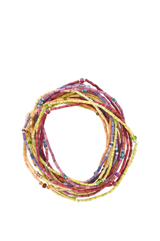 The Leakey Collection Set of 6 Zulugrass Single Strands - Wildflower