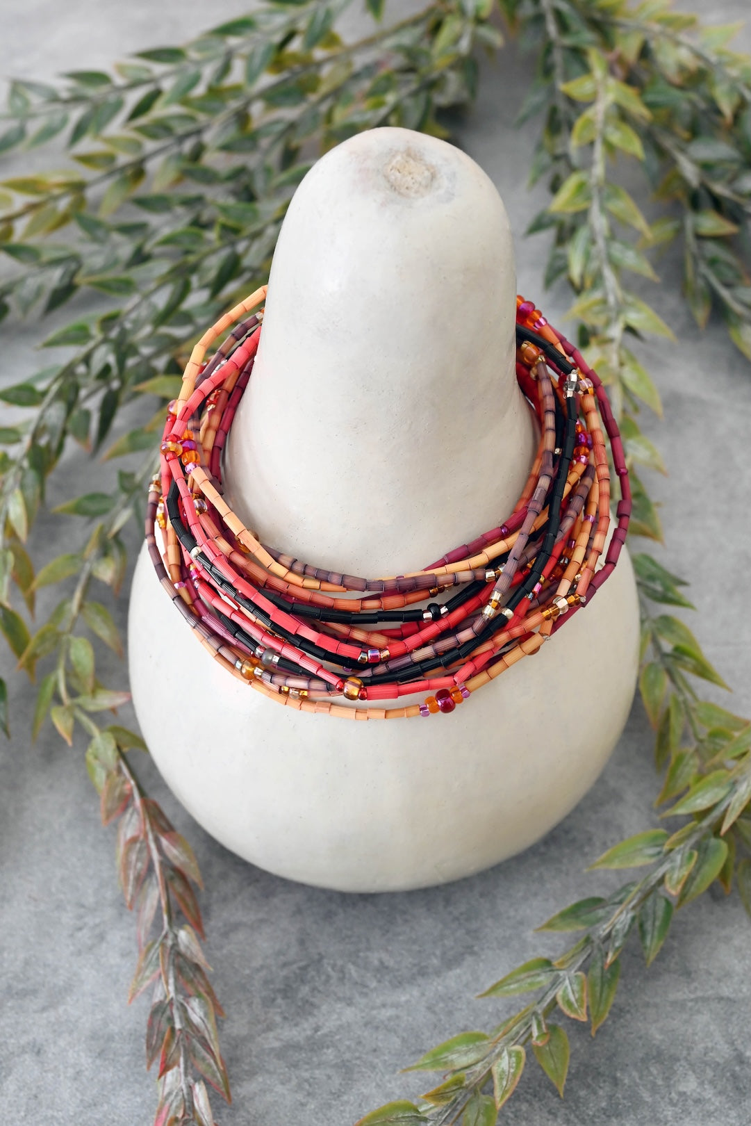 The Leakey Collection Set of 6 Zulugrass Single Strands - Spiced Fig